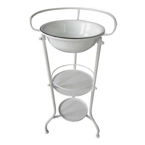 Tvättställ - Gammeldags - Offwhite - Ø41 x 81 cm - www.frokenfraken.se