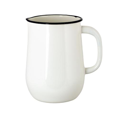 Kanna - Emalj - Krem/Hvit - 20 x Ø14,5 cm - www.frokenfraken.se