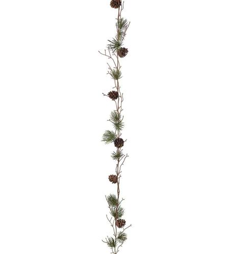Lerkekjede med kongler - Julekjede - 135 cm - www.frokenfraken.se