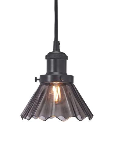 Fönsterlampe - August - Svart brettet 15cm - www.frokenfraken.se