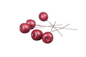 Eple Mørkerød/Tråd - 23 mm - www.frokenfraken.se