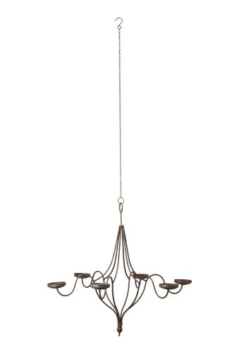 Lysekrone - 6 armer - 66 x Ø80 cm - Metall - www.frokenfraken.se