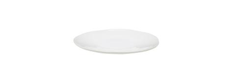 Tallerken - Steintøy Hvit - Ø18 cm - www.frokenfraken.se