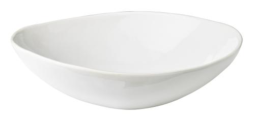 Serveringsfat - Steintøy Hvit - 9 x Ø31 cm - www.frokenfraken.se