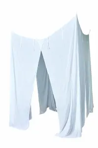 Senghimmel - Bomull - Hvit - 200 x 200 x 250 cm - www.frokenfraken.se