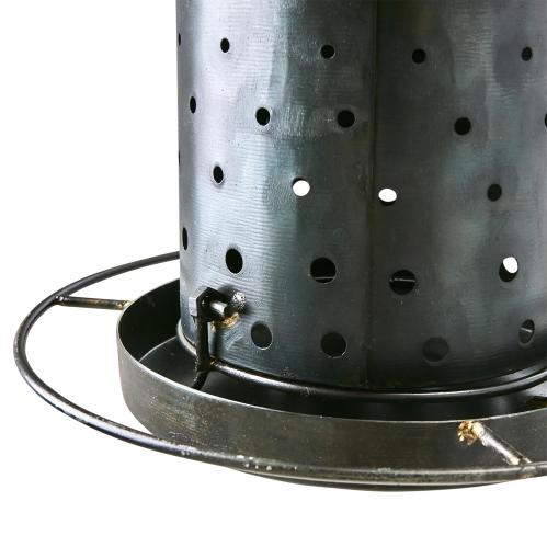 Fuglemater - Hengende hus - Svart - Ø19 x 21 cm - www.frokenfraken.se