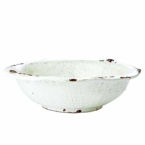Skål - Hvit/Vintage Slitt - Ø33 cm - www.frokenfraken.se