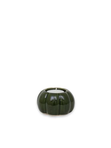 Lyslykt - Gresskar - Grønn Fenja - Ø8,5 x 4,5 cm - www.frokenfraken.se