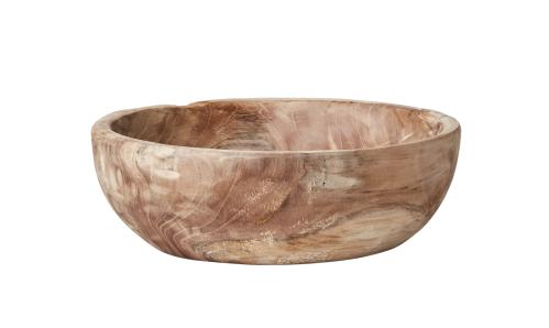 Skål - Tre - 8 x Ø25 cm - www.frokenfraken.se