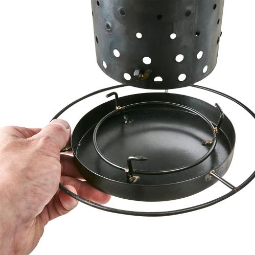 Fuglemater - Hengende hus - Svart - Ø19 x 21 cm - www.frokenfraken.se