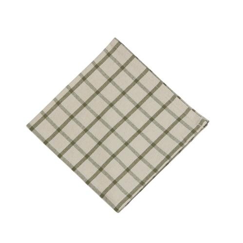 Tygserviett - RUT - GRØNN - 45 X 45CM - 6-pakning - www.frokenfraken.se
