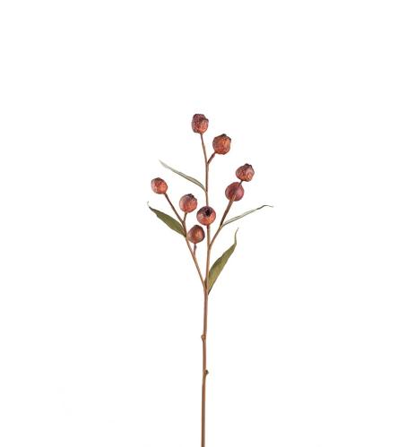 Eukalyptusgren med bær - Rød - 65 cm - www.frokenfraken.se