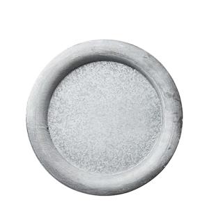 Fat - Galvanisert jern/grå - 4 x Ø42 cm - www.frokenfraken.se