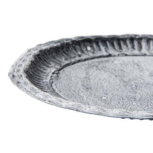 Fat - Galvanisert jern/grå - 1 x Ø16 cm - www.frokenfraken.se