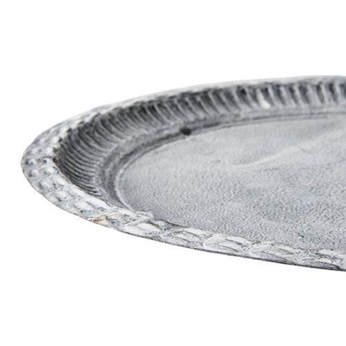 Fat - Galvanisert Jern/Grå - 1 x Ø20 cm - www.frokenfraken.se