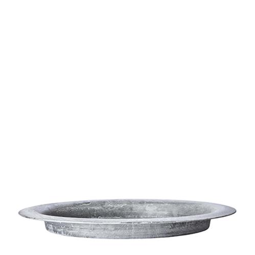 Fat - Galvanisert jern/grå - 4 x Ø42 cm - www.frokenfraken.se