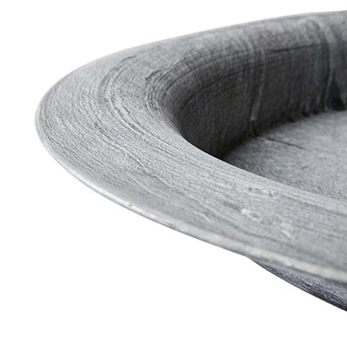 Fat - Galvanisert jern/grå - 4 x Ø42 cm - www.frokenfraken.se
