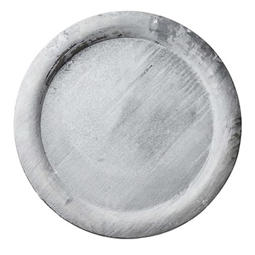 Fat - Galvanisert jern/grå - Ø58 cm - www.frokenfraken.se