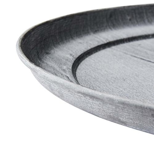 Fat - Galvanisert Jern/Grå - 3 x Ø40 cm - www.frokenfraken.se
