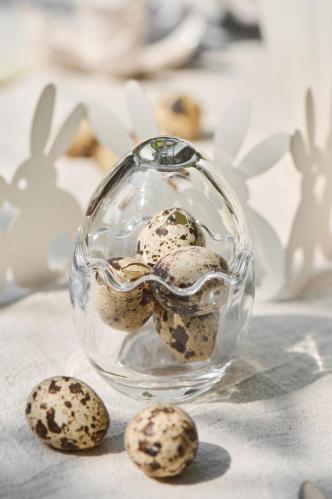 Påskeegg i glass - Stående - 10 cm - www.frokenfraken.se