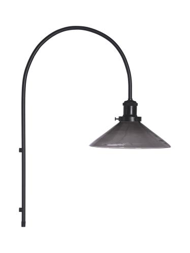 Vegglampe - August - Svart 25cm - www.frokenfraken.se