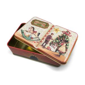Plåtboks – Bok – 14,5 cm - www.frokenfraken.se