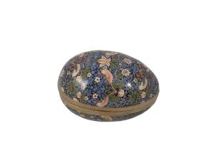 Påskeegg - Strawbery Thief Blå - William Morris - 15 cm - www.frokenfraken.se