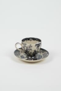 Espressokopp med skål – Svart – Ø6,5 cm - www.frokenfraken.se