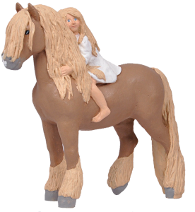 Hest Kompis - Liten figur - 20 cm - www.frokenfraken.se