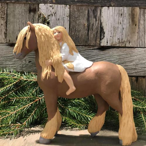 Hest Kompis - Liten figur - 20 cm - www.frokenfraken.se