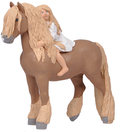 Hest Kompis - Liten figur - 20 cm - www.frokenfraken.se
