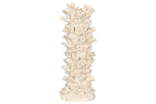Korall - Dekorasjon - Cremé/hvit - 20 x 16 x 8cm - www.frokenfraken.se