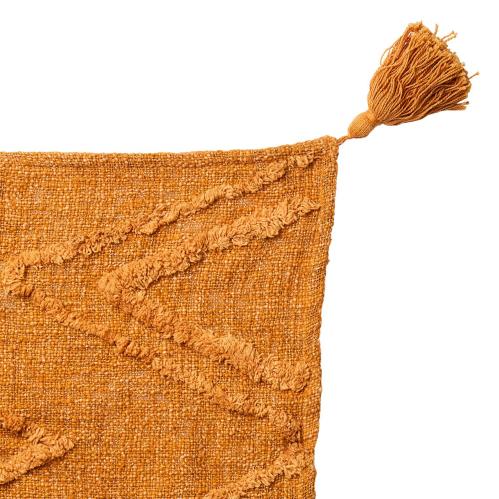 Pledd - Sennepsgul - 160 x 130 cm - www.frokenfraken.se