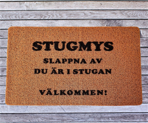 Dørmatte - Stugmys - 45 x 75 cm - www.frokenfraken.se
