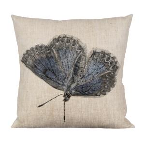 Kuddfodral - Blåvinge/Prästkragar - 47 cm - www.frokenfraken.se