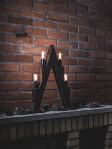 ljusstake - Torsby - med ljuskälllor 4st - www.frokenfraken.se