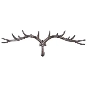 Kroklist - Jern - hjortehorn - Brun - 12,2 x 63,5 x 20 cm - www.frokenfraken.se