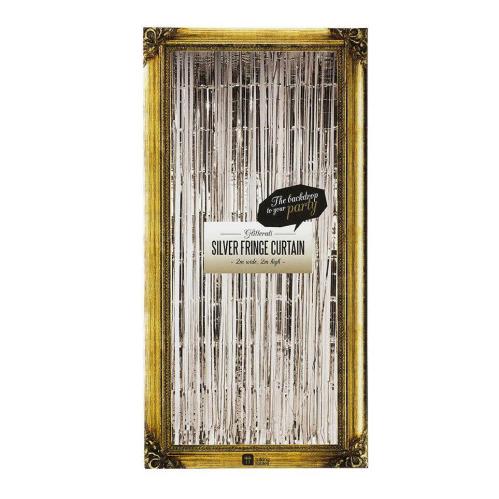 Draperi - Sølv - XL - 2m x 2m - www.frokenfraken.se