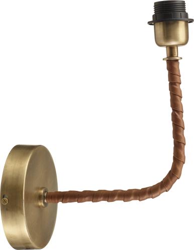 Vegglampe - Nora - Antikmessing 30cm - www.frokenfraken.se