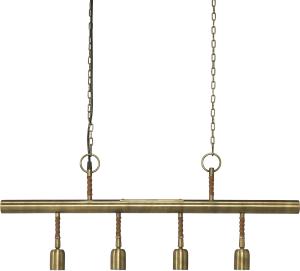 taklampe - Nora - Antik messing 82,5cm - www.frokenfraken.se