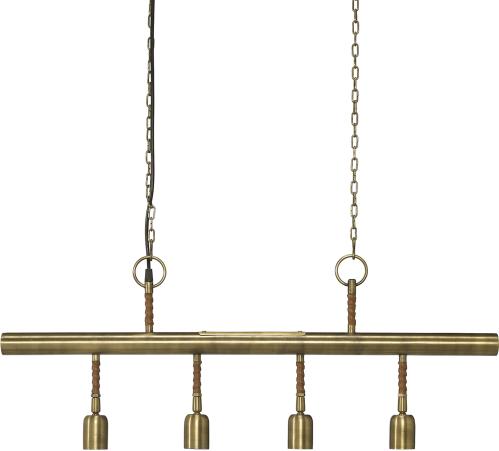 taklampe - Nora - Antik messing 82,5cm - www.frokenfraken.se