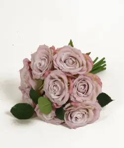 Bukett - Roser - Lilla - 23 cm - www.frokenfraken.se