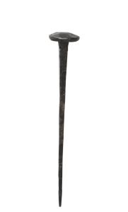 Spiker i smiing - Veggkrok - Svart - ca Ø2 x 8 cm - www.frokenfraken.se