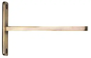 Hyllkonsoll - Antikk messing - 2,4 X 10 X 16 CM - www.frokenfraken.se