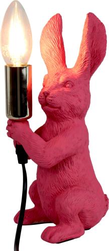 Lampe - Hare - Rosa - 25 cm - www.frokenfraken.se