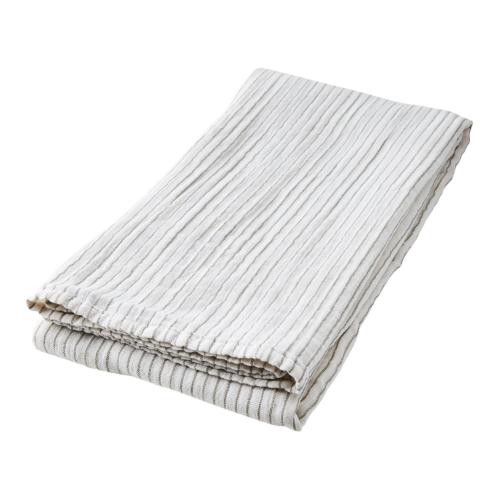 Stripete Bordduk - Elfenben/natur - 220 x 130 cm - www.frokenfraken.se