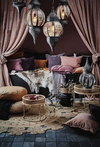 Teppe - Boho - Rundt Jute - Ø150 cm - www.frokenfraken.se