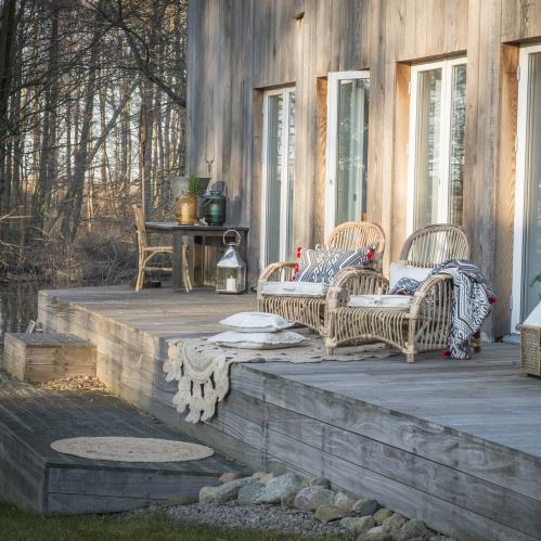 Teppe - Boho - Rundt Jute - Ø150 cm - www.frokenfraken.se