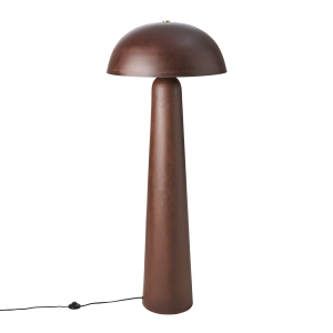 Golvlampa - Svamp Rostbrun - Ø22/48 x 120 cm - www.frokenfraken.se