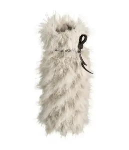 Vinpåse – Cavalese – Cream – Fuskepels – 30 x 13 cm - www.frokenfraken.se